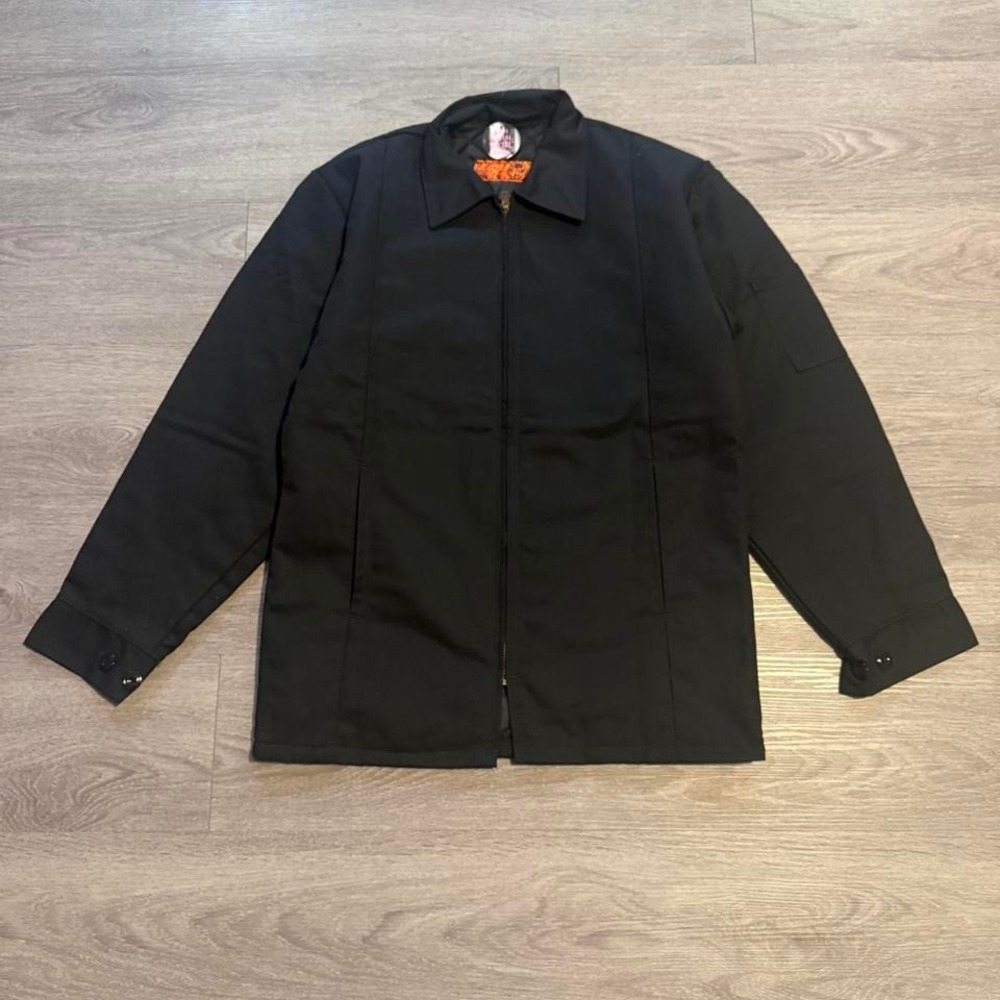 NWT Anti Social Social Club x Red Kap Work Jacket Small Quilted Lined Black Logo